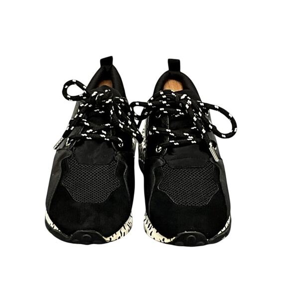 Steve Madden Cliff Black White Animal Athletic Running Sneaker Women 9M - Picture 6 of 10